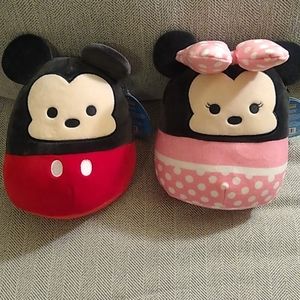 7" Disney Mickey and Minnie Mouse Squishmallows